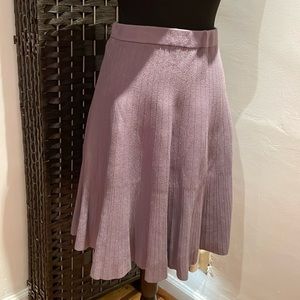 Light grey knit skirt